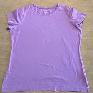 Lands' End Lilac Short Sleeve Tee Size Large